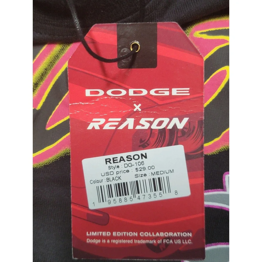 Dodge Hellcat SRT Graphic TShirt Black Mens Medium Limited Edition Collaboration